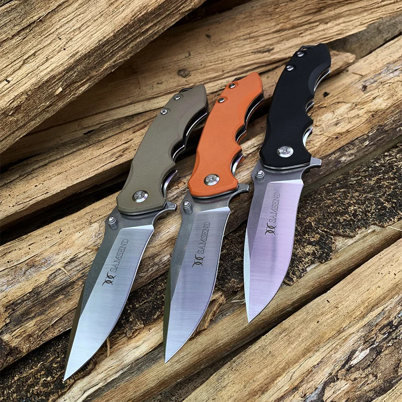 Samsend Pocket Knife Bearing System Satin Finish Outdoor Folding Knife Multifuntion Tool
Samsend Pocket Knife Bearing System Satin Finish Outdoor Folding Knife Multifuntion Tool