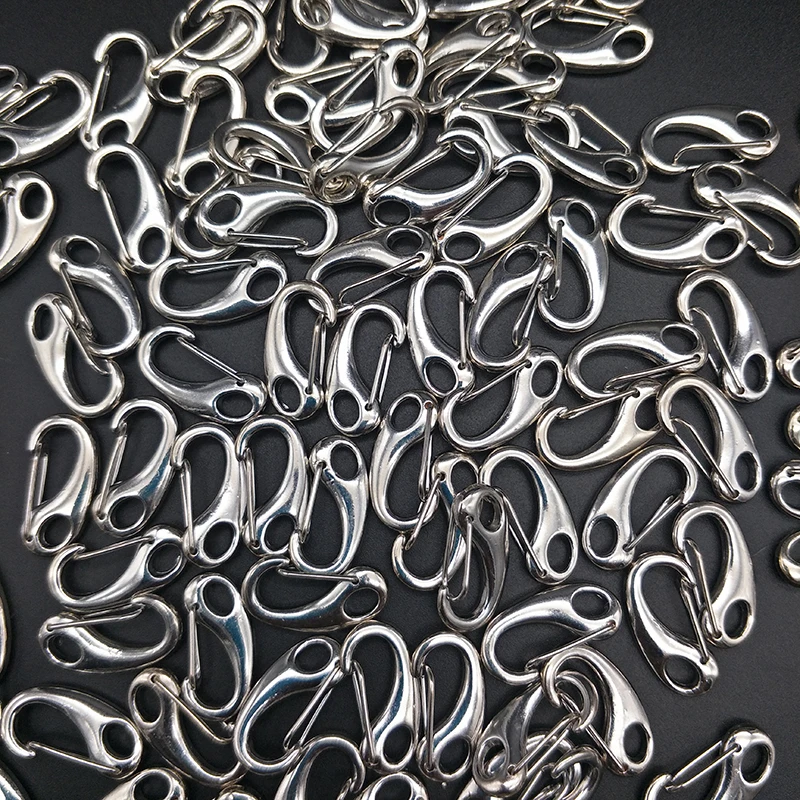 Shuangsheng new retro silver alloy 10 pcs spring buckle accessory for DIY jewelry necklace making
Shuangsheng new retro silver alloy 10 pcs spring buckle accessory for DIY jewelry necklace making