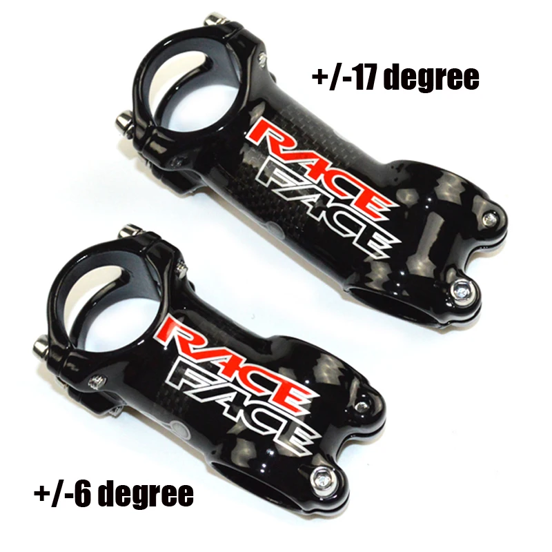 RACE FACE Next Alloy And Carbon Fiber Bike Stem Mountain And Road Bicycle Stem Fit for 31.8mm Handlebar Angle 6 or 17 Degrees
RACE FACE Next Alloy And Carbon Fiber Bike Stem Mountain And Road Bicycle Stem Fit for 31.8mm Handlebar Angle 6 or 17 Degrees