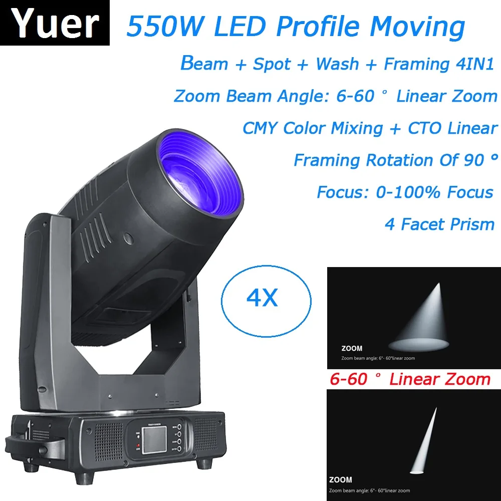 Lyre LED 550W Moving Head Light Beam Spot Wash Framing 4IN1 Moving Head For Stage Theater Wedding Disco Light Dj Lighting Effect
Lyre LED 550W Moving Head Light Beam Spot Wash Framing 4IN1 Moving Head For Stage Theater Wedding Disco Light Dj Lighting Effect