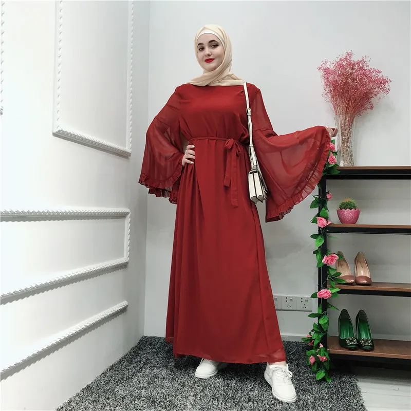 Женское мусульманское платье Abaya, элегантное Клубное платье с расклешенными рукавами, мусульманская одежда, Caftan Marocain, 2019
Женское мусульманское платье Abaya, элегантное Клубное платье с расклешенными рукавами, мусульманская одежда, Caftan Marocain, 2019