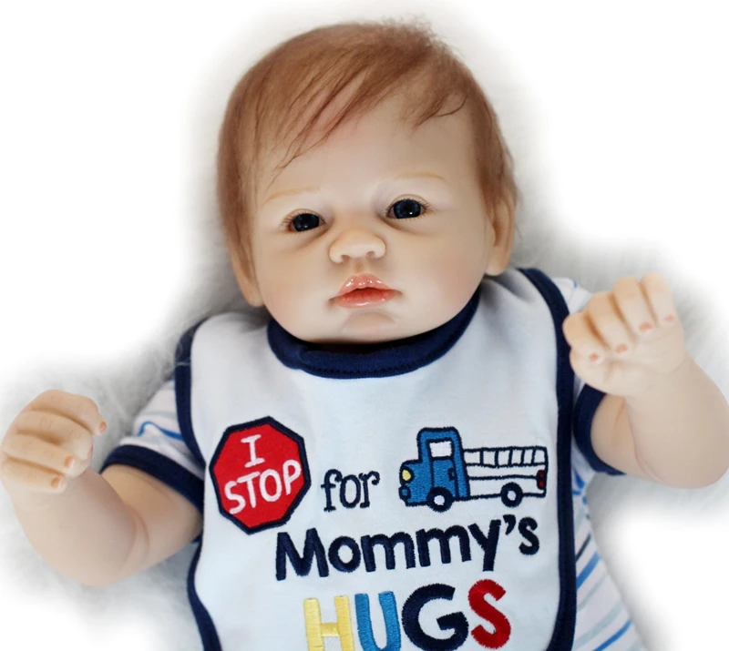 NPK Doll 55CM Soft Silicone Newborn Baby Reborn Doll Babies Dolls 22inch Lifelike Real Bebe Doll for Children Birthday Xmas Gift
NPK Doll 55CM Soft Silicone Newborn Baby Reborn Doll Babies Dolls 22inch Lifelike Real Bebe Doll for Children Birthday Xmas Gift