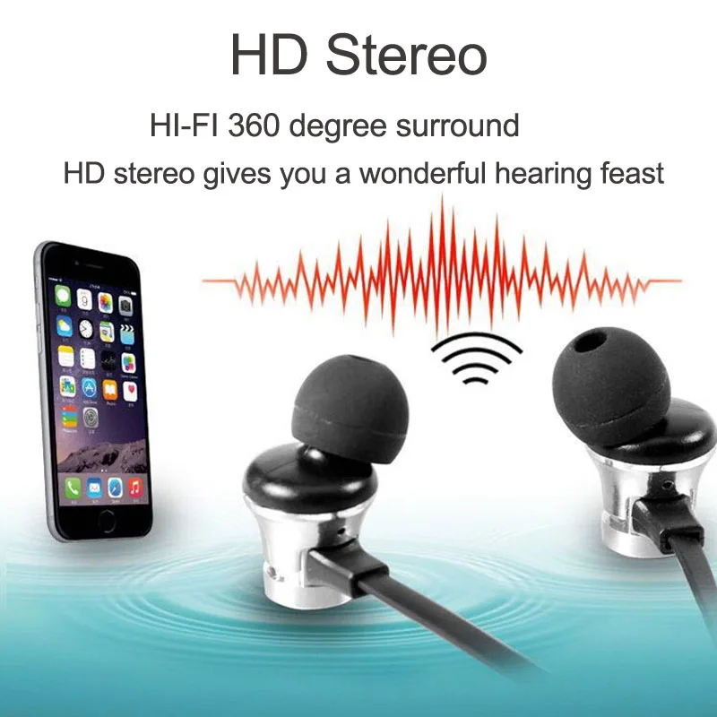Support Bluetooth Wireless Earphones Headphones Running earphone Stereo Super Bass Earbuds Sweatproof With Mic Headset
Support Bluetooth Wireless Earphones Headphones Running earphone Stereo Super Bass Earbuds Sweatproof With Mic Headset