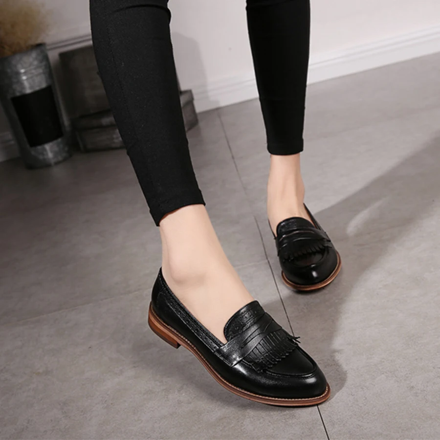 Genuine sheepskin leather designer vintage yinzo ladies flats shoes handmade red black beige oxford shoes for women 2020
Genuine sheepskin leather designer vintage yinzo ladies flats shoes handmade red black beige oxford shoes for women 2020