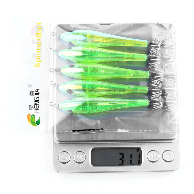 9.5CM Noctilucent Artificial Squid Bait Plastic Cuttlefish Octopus Sea Fishing Lure Set With Hook Squid-Bait
9.5CM Noctilucent Artificial Squid Bait Plastic Cuttlefish Octopus Sea Fishing Lure Set With Hook Squid-Bait