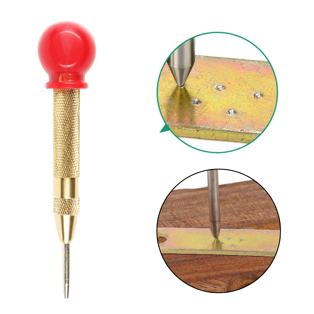 Automatic Center Spring Punch 5 Inch HSS Positioning Marking Hole for Metal Drilling Woodworking Tools
Automatic Center Spring Punch 5 Inch HSS Positioning Marking Hole for Metal Drilling Woodworking Tools