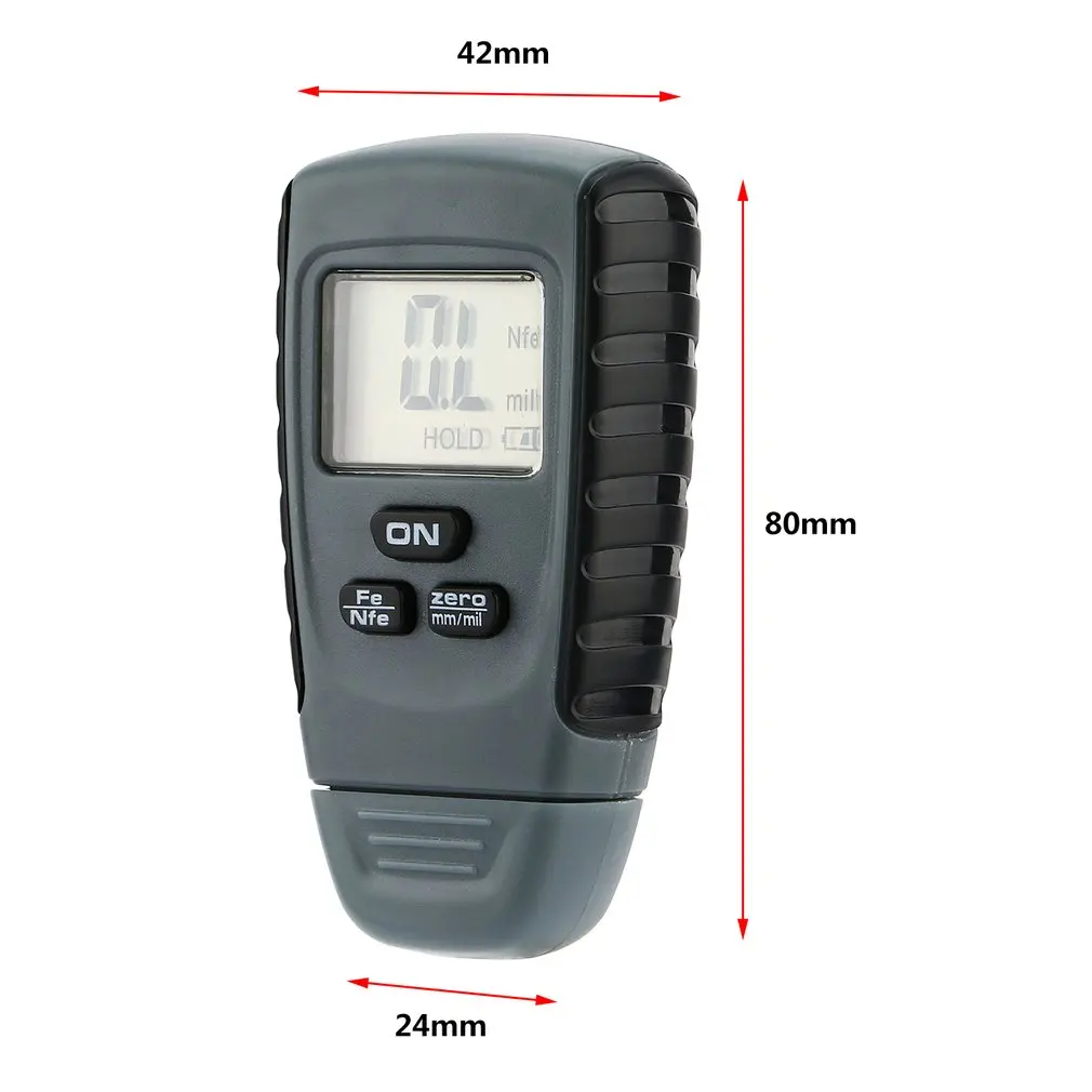 RM660 Paint Coating Thickness Gauge Digital Tester Meter Instrument Iron Aluminum Base Metal Car Automotive Non-Metal 0-1.25 mm
RM660 Paint Coating Thickness Gauge Digital Tester Meter Instrument Iron Aluminum Base Metal Car Automotive Non-Metal 0-1.25 mm