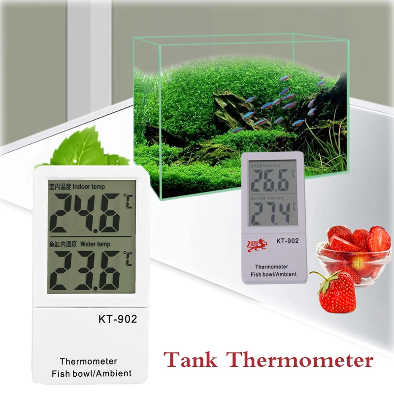 LCD Digital Indoor and Aquarium Fish Tank Thermometer Dual Temperature Display Meter LCD Display Thermometer Plastic
LCD Digital Indoor and Aquarium Fish Tank Thermometer Dual Temperature Display Meter LCD Display Thermometer Plastic