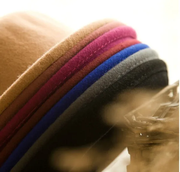 DINGDNSHOW модная зимняя шляпа Fedora в винтажном стиле Женские милые дети мода шерсть