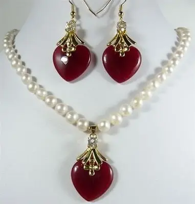 red green Purple Jade Necklace heart-shaped pendant Earring set K gold plated watch wholesale Quartz stone CZ crystal
red green Purple Jade Necklace heart-shaped pendant Earring set K gold plated watch wholesale Quartz stone CZ crystal