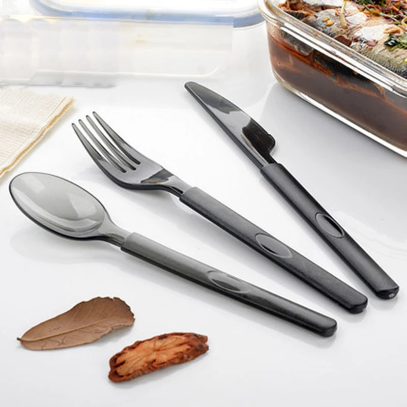 Disposable Cutlery Dinner Fork And Scoop Long Handle Spoon PP Dinnerware Set Black Take-out Food Cutlery Set Food Tool 100pcs
Disposable Cutlery Dinner Fork And Scoop Long Handle Spoon PP Dinnerware Set Black Take-out Food Cutlery Set Food Tool 100pcs