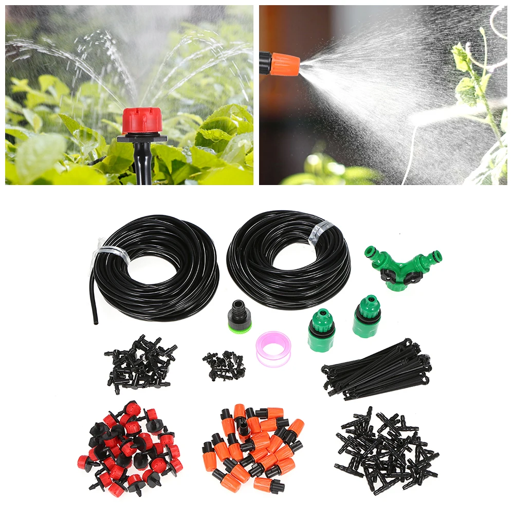 2*15M Garden Watering System Automatic Watering Micro Drip Irrigation System Garden Water Spray Greenhouse Plant Watering System
2*15M Garden Watering System Automatic Watering Micro Drip Irrigation System Garden Water Spray Greenhouse Plant Watering System