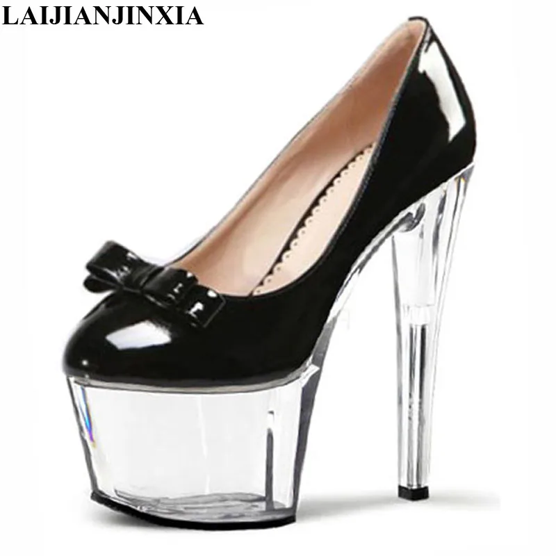 LAIJIANJINXIA New Single Shoes 17cm Women's High-Heeled Shoes Platform Shoes 7 Inch High Heels Crystal Women's Pumps
LAIJIANJINXIA New Single Shoes 17cm Women's High-Heeled Shoes Platform Shoes 7 Inch High Heels Crystal Women's Pumps