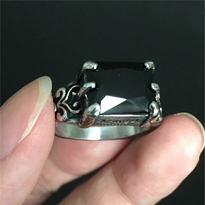 3pcs/lot Black Crystal Ring 316L Stainless Steel Top Qulaity Fashion Jewelry Unisex Ring
3pcs/lot Black Crystal Ring 316L Stainless Steel Top Qulaity Fashion Jewelry Unisex Ring