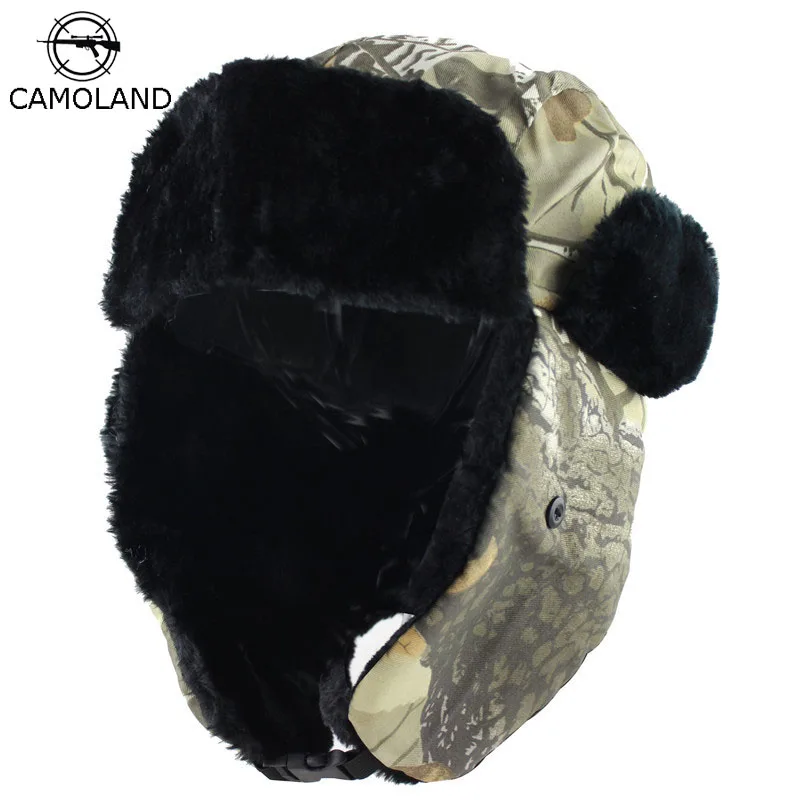 2021 Winter Hat Warm Earflap Bomber Hats Men Women Russian Thermal Trapper Hat Trooper Earflap Snow Ski Tactical Cap Camouflage
2021 Winter Hat Warm Earflap Bomber Hats Men Women Russian Thermal Trapper Hat Trooper Earflap Snow Ski Tactical Cap Camouflage