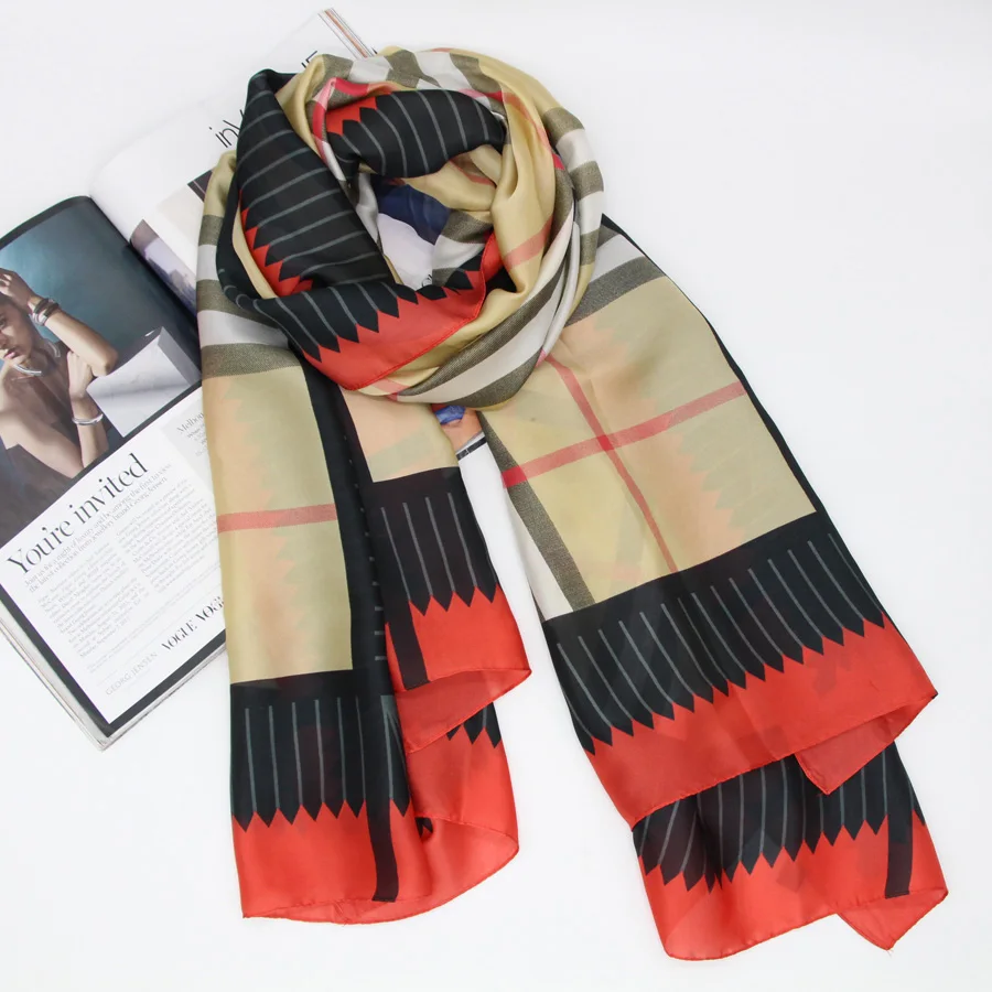 Multi stripe ombre silk women scarf luxury brand fashion wraps long shawls foulard bandana big size 95x185cm LL180481
Multi stripe ombre silk women scarf luxury brand fashion wraps long shawls foulard bandana big size 95x185cm LL180481
