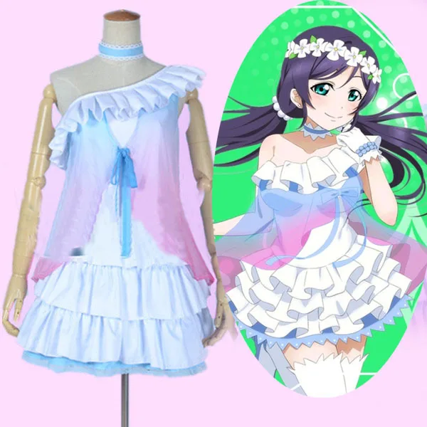 lovelive Tojo Nozomi sweet Princess dress Anime Cosplay Costume for woman halloween disfraces vestidos 4 in1
lovelive Tojo Nozomi sweet Princess dress Anime Cosplay Costume for woman halloween disfraces vestidos 4 in1