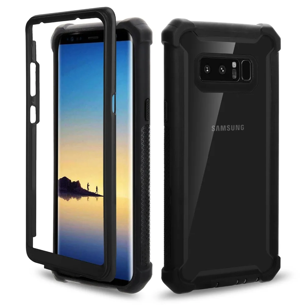 Сверхмощная защита S10 Plus бронированный ПК + Мягкий ТПУ чехол для Samsung Galaxy S9 Note 8 9