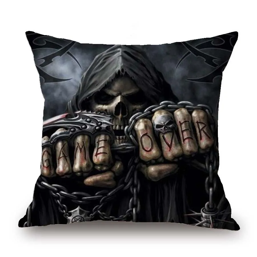 Halloween Cartoon Skull Cushion Cover Nightmare Magic Owl Decor Throw Pillows Car Sofa Home Decorative Pillow Case
Halloween Cartoon Skull Cushion Cover Nightmare Magic Owl Decor Throw Pillows Car Sofa Home Decorative Pillow Case
