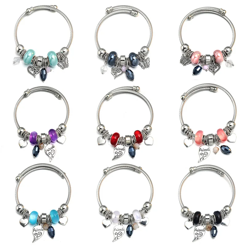 Charm Love Beaded Bracelet Jewelry 6 Colour Adjustable Metal Bracelet Bangles Romantic Accessories Fashion Women Fashion Jewelry
Charm Love Beaded Bracelet Jewelry 6 Colour Adjustable Metal Bracelet Bangles Romantic Accessories Fashion Women Fashion Jewelry