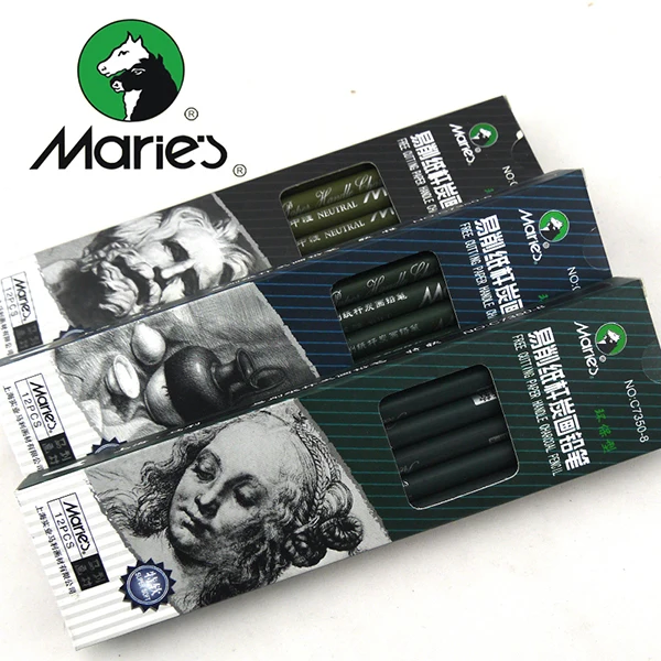 Maries Charcoal Pencil 12pencils/lot Super Soft/Soft/Neutral Paper Holder For Sketch Art Supply Good Quality
Maries Charcoal Pencil 12pencils/lot Super Soft/Soft/Neutral Paper Holder For Sketch Art Supply Good Quality