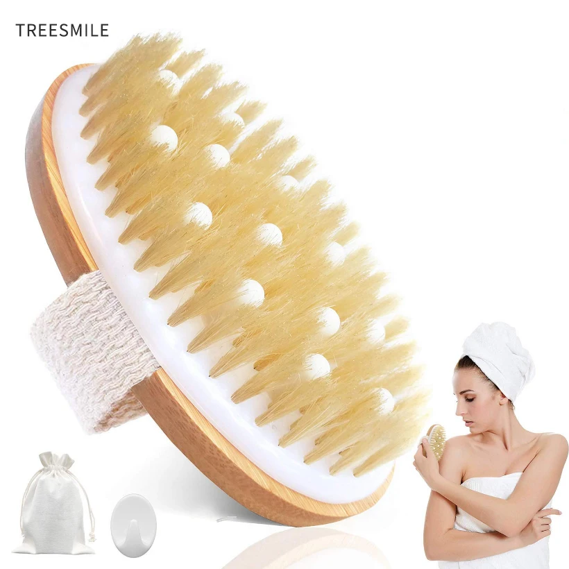TREESMILE Body Bath Brush Wooden Body Massage Brush Wooden Bath Shower Bristle Brush SPA Body Brush Without Handle D40
TREESMILE Body Bath Brush Wooden Body Massage Brush Wooden Bath Shower Bristle Brush SPA Body Brush Without Handle D40