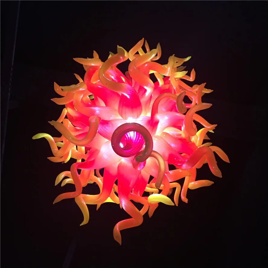 Amazing Home Lamps Red and Yellow Crystal Chandelier Modern Hand Blown Glass Chandelier LED Lights for New House Decoration
Amazing Home Lamps Red and Yellow Crystal Chandelier Modern Hand Blown Glass Chandelier LED Lights for New House Decoration