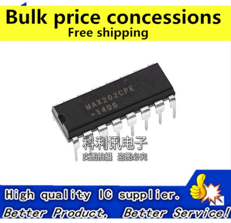 Free Shipping 20pcs/lot Line MAX202CPE / MAX202EPE RS-232 Interface IC + 5V DIP-16 new original
Free Shipping 20pcs/lot Line MAX202CPE / MAX202EPE RS-232 Interface IC + 5V DIP-16 new original