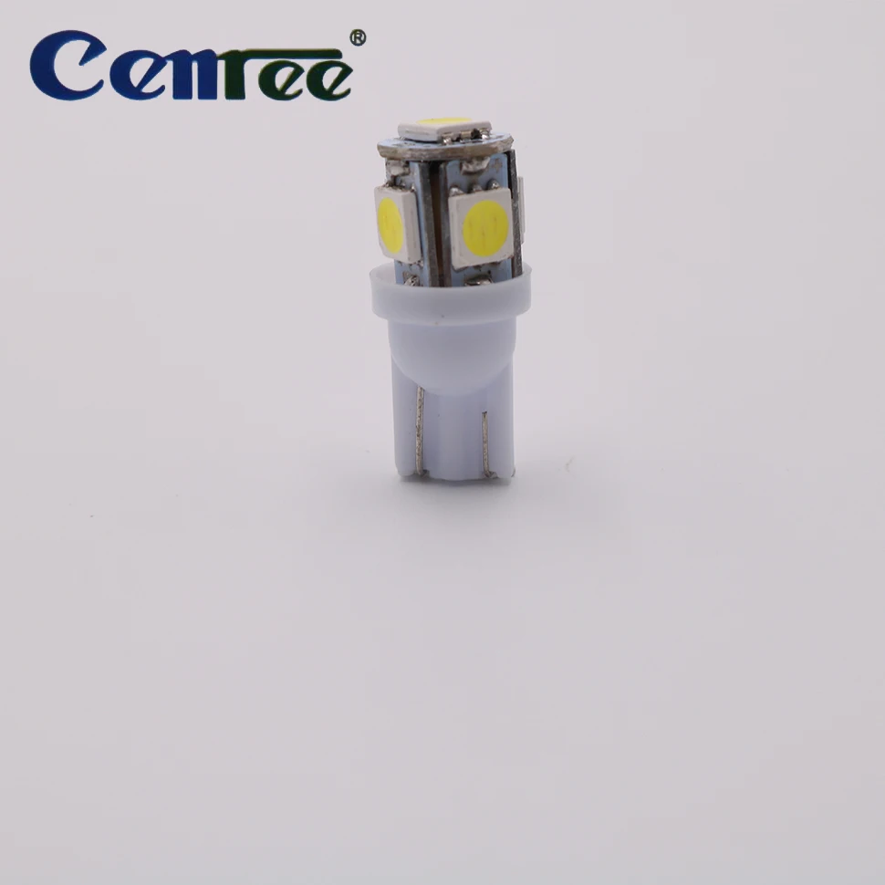 2 PCS CENREE TypeT10 1W 5SMD 5050 12v LED Light Bulb White for Car/Motor Interior Dome Parking Side Dashboard License Number
2 PCS CENREE TypeT10 1W 5SMD 5050 12v LED Light Bulb White for Car/Motor Interior Dome Parking Side Dashboard License Number