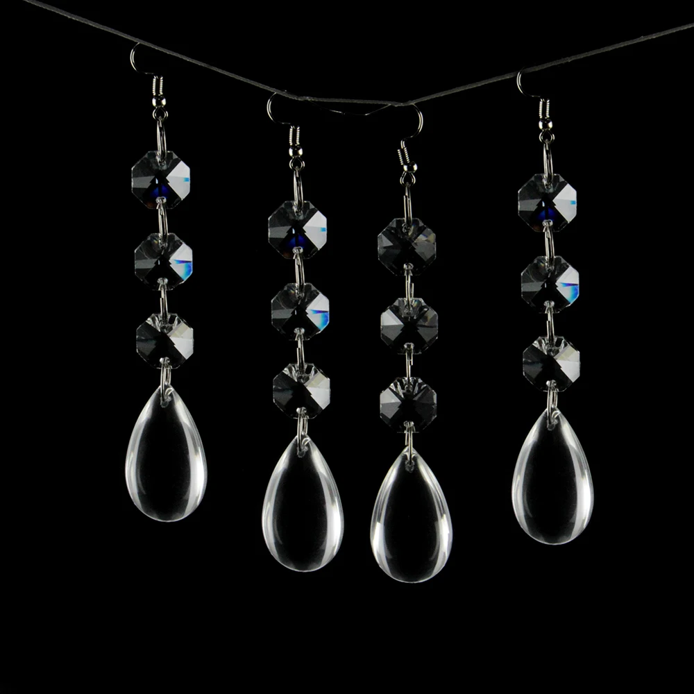 12pcs Crystal Chandelier Parts 50mm Smooth Water Drop Pendant with 3 octagon beads Hanging for Chandelier Crystal
12pcs Crystal Chandelier Parts 50mm Smooth Water Drop Pendant with 3 octagon beads Hanging for Chandelier Crystal