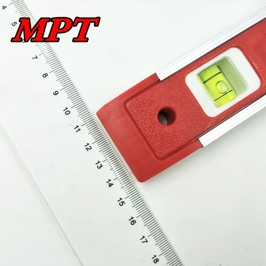Mini Spirit Level Bubbles Horizontal Ruler 9''/22.5cm with three vial 45 90 180 | Инструменты