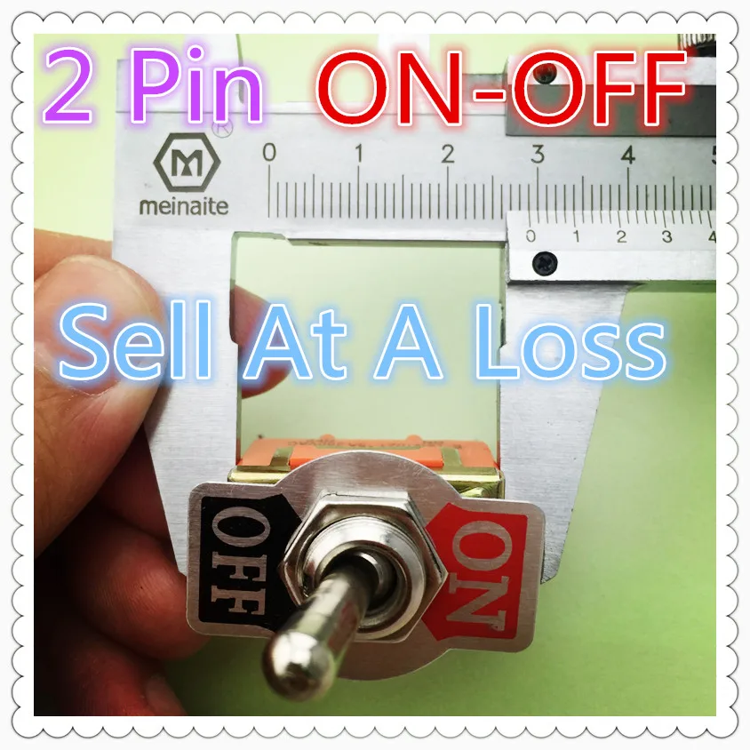 3pcs G109 E-TEN1021 2-Pin SPST 2 Terminal ON-OFF 15A 250V Toggle Switch High Quality Sell At A Loss Belarus Ukraine USA
3pcs G109 E-TEN1021 2-Pin SPST 2 Terminal ON-OFF 15A 250V Toggle Switch High Quality Sell At A Loss Belarus Ukraine USA