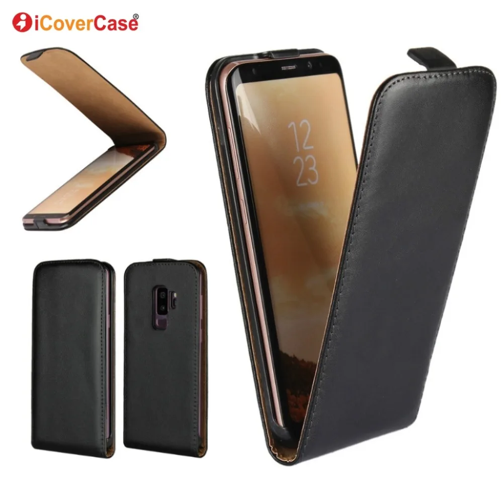 Кожаный чехол книжка для samsung galaxy S2 s3 s4 s5 mini s6 edge s7 s8 plus s9|Бамперы| |