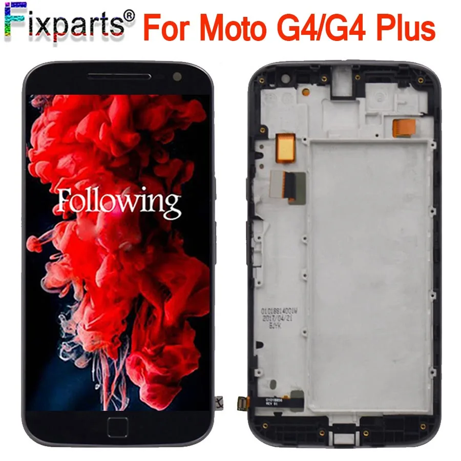 ЖК-дисплей 5 дюйма для Motorola Moto G4 Plus с сенсорным экраном мобильный телефон