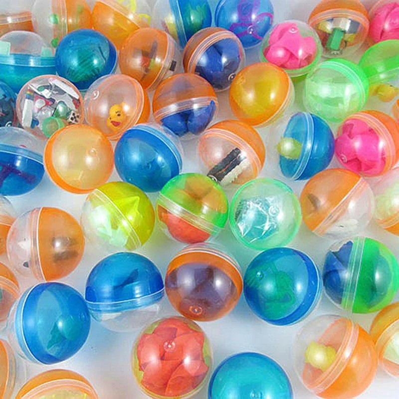 10pcs/5pcs Kids Gift Transparent Plastic Surprise Ball Capsules Toy With Inside Different Figure For Vending Machine | Игрушки и хобби