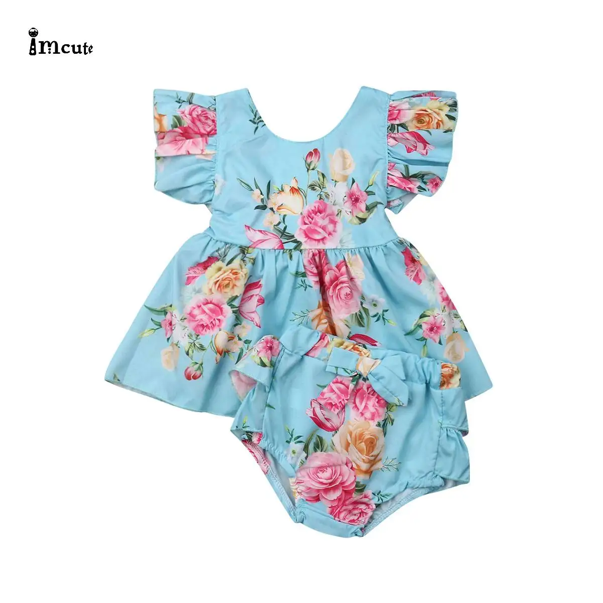 UK Newborn Infant Toddler Baby Girl Clothes Causal Blue Backless Floral Casual Dress+Shorts Pants Sundress Clothes 0-24M
UK Newborn Infant Toddler Baby Girl Clothes Causal Blue Backless Floral Casual Dress+Shorts Pants Sundress Clothes 0-24M
