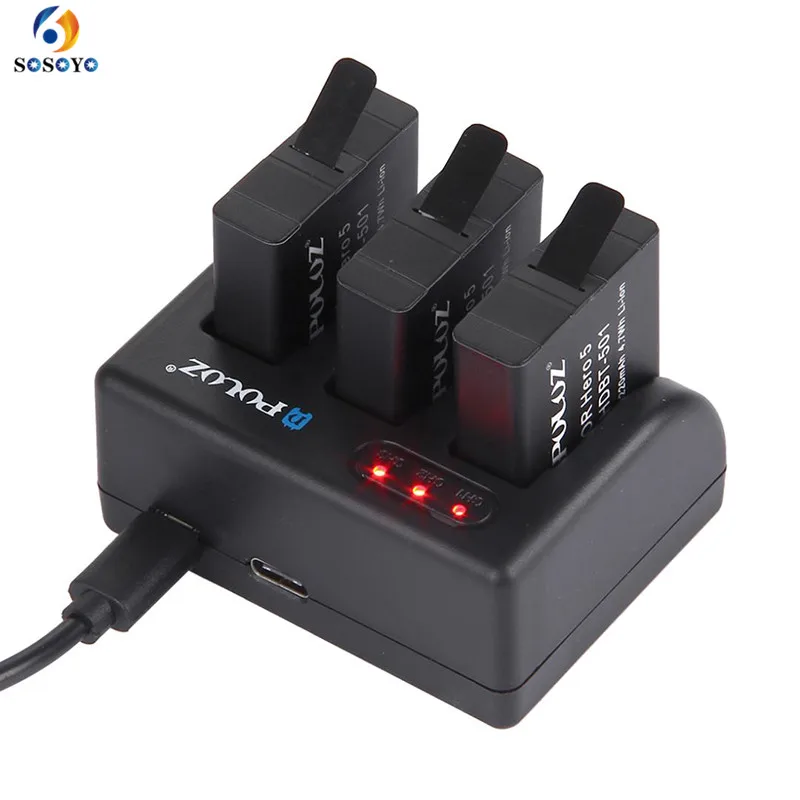 Зарядное устройство с тремя портами USB, встроенные порты Micro USB и USB Type-C для GoPro Hero 6, 5, черные аксессуары для зарядки камеры
Зарядное устройство с тремя портами USB, встроенные порты Micro USB и USB Type-C для GoPro Hero 6, 5, черные аксессуары для зарядки камеры