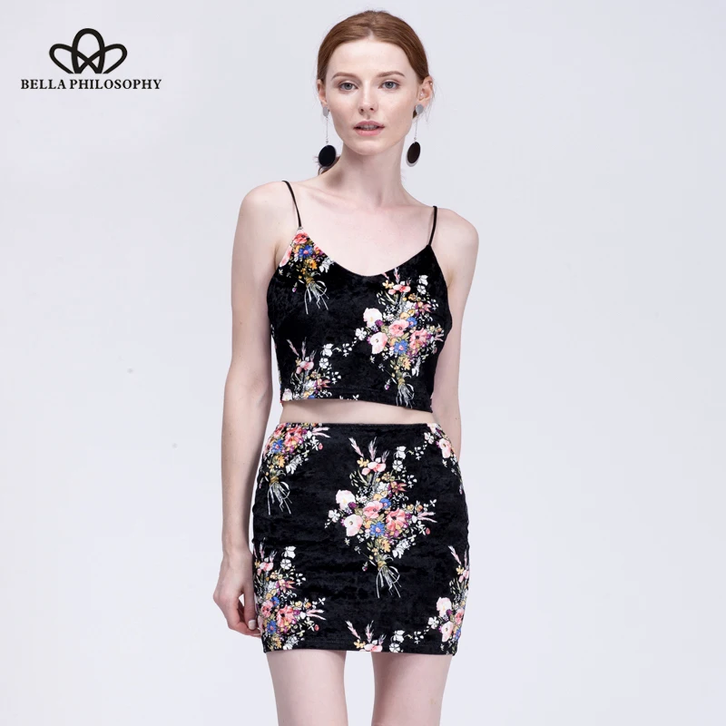 Женский бархатный топ на бретельках Heydress Осенний сексуальный комплект из майки с