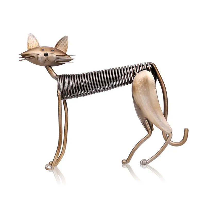 Metal Figurine Iron Art Decoration Cat Shape Handicraft Crafting Figurine Art Decoration Modern Home Decoration Ornament R461
Metal Figurine Iron Art Decoration Cat Shape Handicraft Crafting Figurine Art Decoration Modern Home Decoration Ornament R461