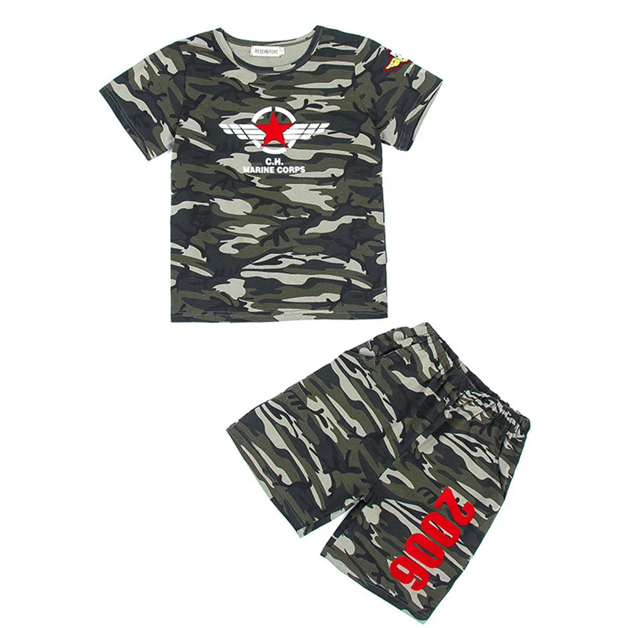 Boys Girls Summer 2 Pcs Clothing Sets top+ short Army Green Camouflage Outdoor Outfits Kids Cotton Cosplay dance Wear
Boys Girls Summer 2 Pcs Clothing Sets top+ short Army Green Camouflage Outdoor Outfits Kids Cotton Cosplay dance Wear