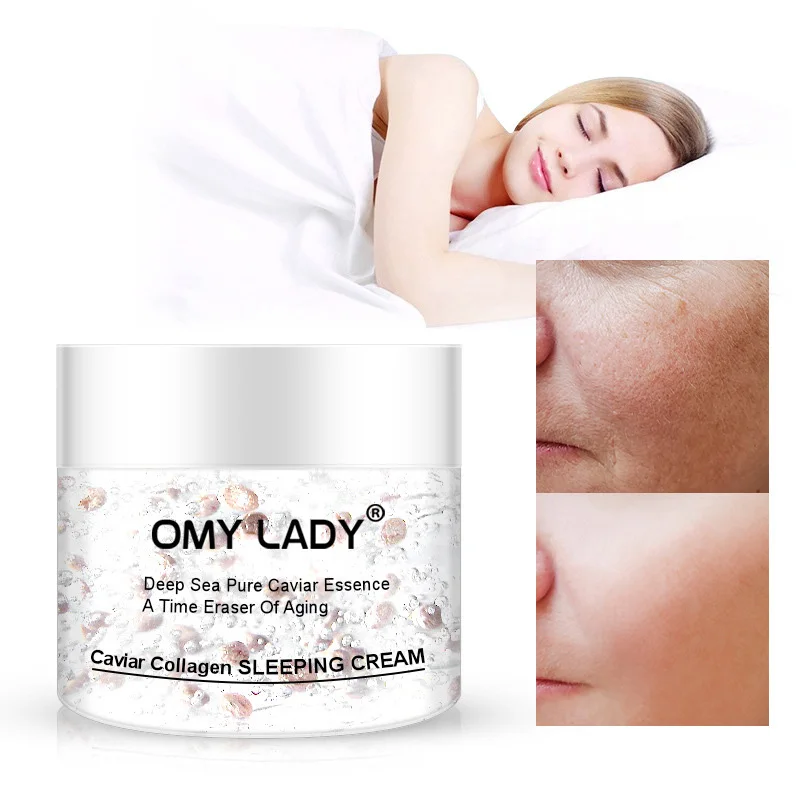 Caviar Collagen Sleeping Cream Anti-aging Firming Moisturizing Repairing Skin Cream MH88
Caviar Collagen Sleeping Cream Anti-aging Firming Moisturizing Repairing Skin Cream MH88