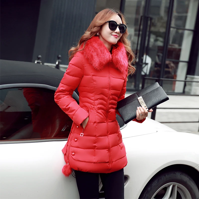 2019 Europe and the United States fur collar slim long casacos de inverno feminino big size M-3XL women winter jacket hooded war
2019 Europe and the United States fur collar slim long casacos de inverno feminino big size M-3XL women winter jacket hooded war