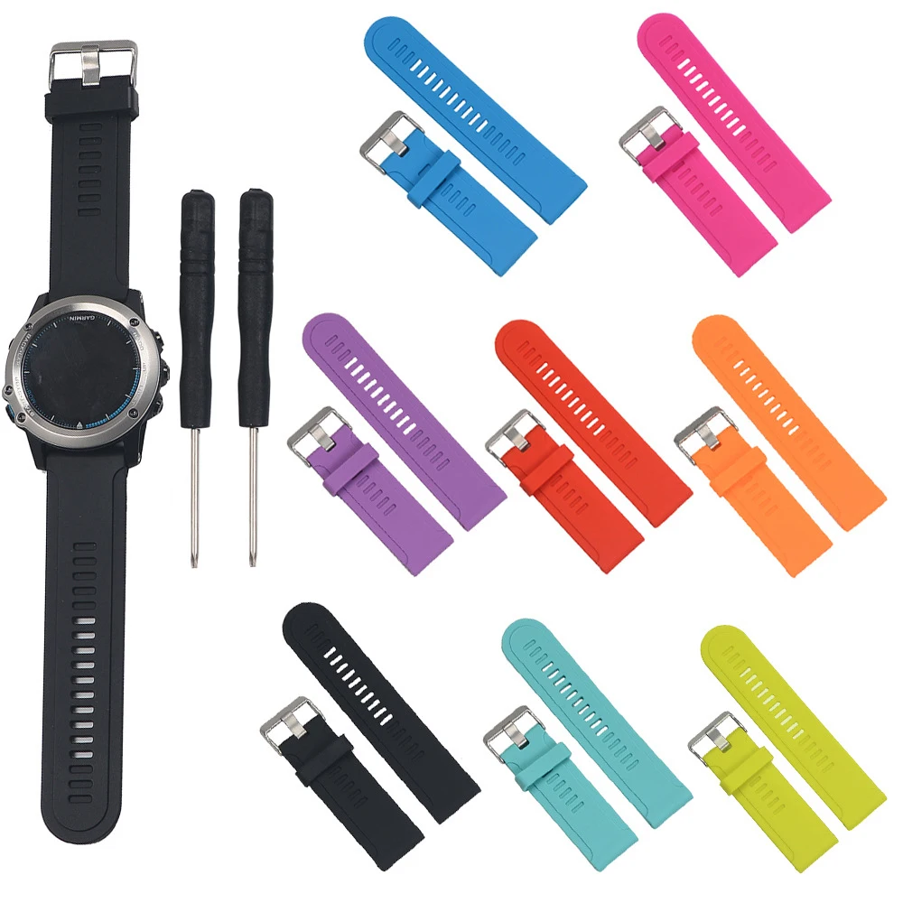 Colors Replacement Silicone man sport Watchband Strap bracelet belt For Garmin Fenix 3/3 HR Quatix3 D2 GPS Watch band With Tools
Colors Replacement Silicone man sport Watchband Strap bracelet belt For Garmin Fenix 3/3 HR Quatix3 D2 GPS Watch band With Tools