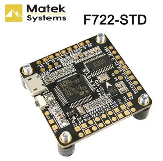 Система управления полетом Matek F722 STD STM32 встроенный барометр OSD BMP280 черная коробка
