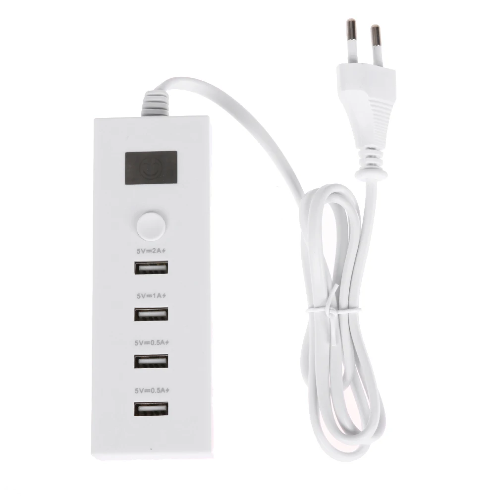 USB 4 Ports Multifunction USB Quick Charger 5V 2A Extension Charging Socket USB Power Supply Hub EU Plug
USB 4 Ports Multifunction USB Quick Charger 5V 2A Extension Charging Socket USB Power Supply Hub EU Plug