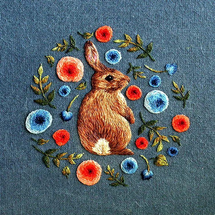DIY Embroidery for beginners handmade decorative squirrel painting arts sewing home decoration size 20*20cm
DIY Embroidery for beginners handmade decorative squirrel painting arts sewing home decoration size 20*20cm