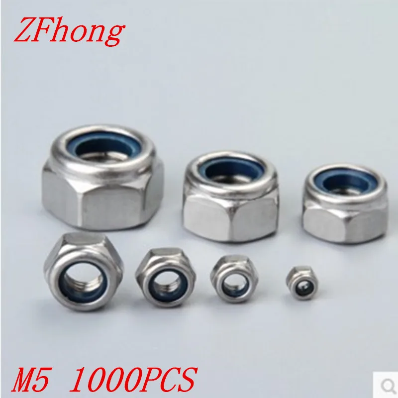 1000PCS M5 5mm nylon lock nut DIN985 Stainless Steel Nylon Self-locking Hex Nuts Locknut Slip Lock Nut
1000PCS M5 5mm nylon lock nut DIN985 Stainless Steel Nylon Self-locking Hex Nuts Locknut Slip Lock Nut