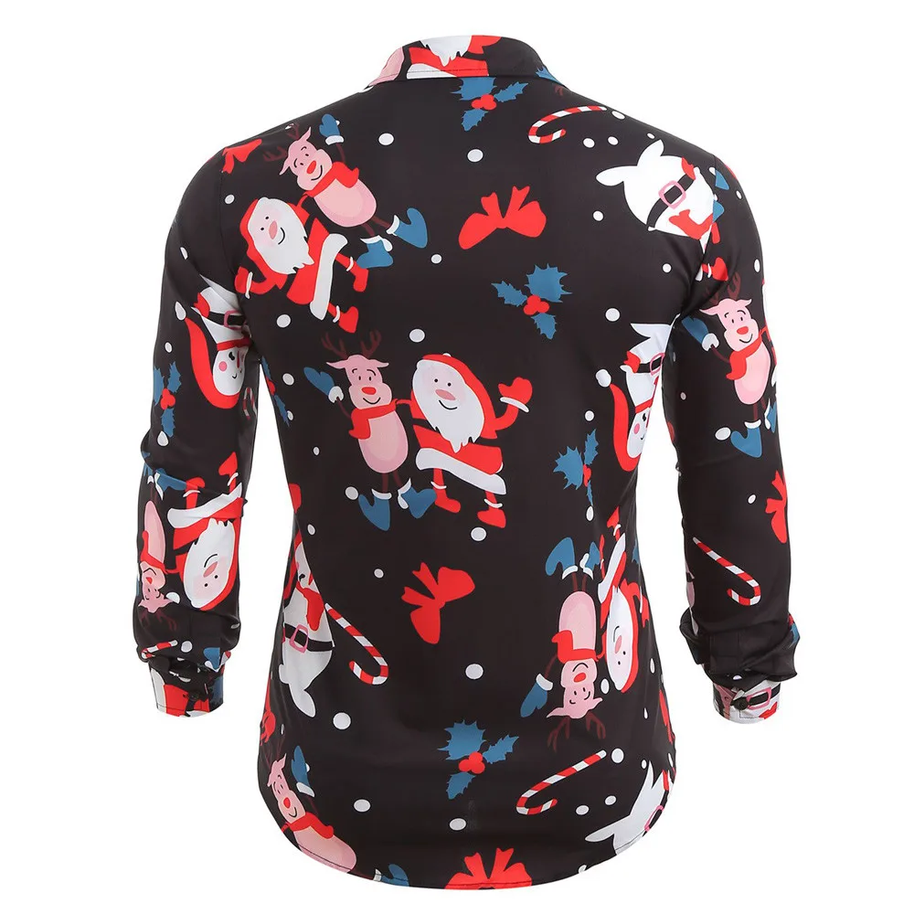 Men's Shirts Christmas Shirt Mens Polyester Tops Men Casual Snowflakes Santa Candy Printed Christmas Shirt Top Blouse #30
Men's Shirts Christmas Shirt Mens Polyester Tops Men Casual Snowflakes Santa Candy Printed Christmas Shirt Top Blouse #30