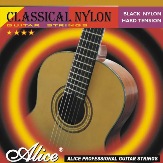 Classical Guitar Strings Set / ALICE 0285-044 Series Black Nylon Music Wire 6pcs/set for ur choice
Classical Guitar Strings Set / ALICE 0285-044 Series Black Nylon Music Wire 6pcs/set for ur choice