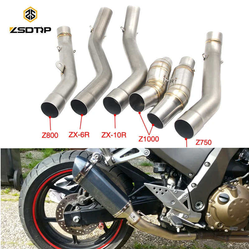 ZSDTRP Motorcycle Exhaust Middle Link Pipe Accessories Escape Connection System For Kawasaki Z750/800 Z1000 ZX6R ZX10R 2007-2016
ZSDTRP Motorcycle Exhaust Middle Link Pipe Accessories Escape Connection System For Kawasaki Z750/800 Z1000 ZX6R ZX10R 2007-2016